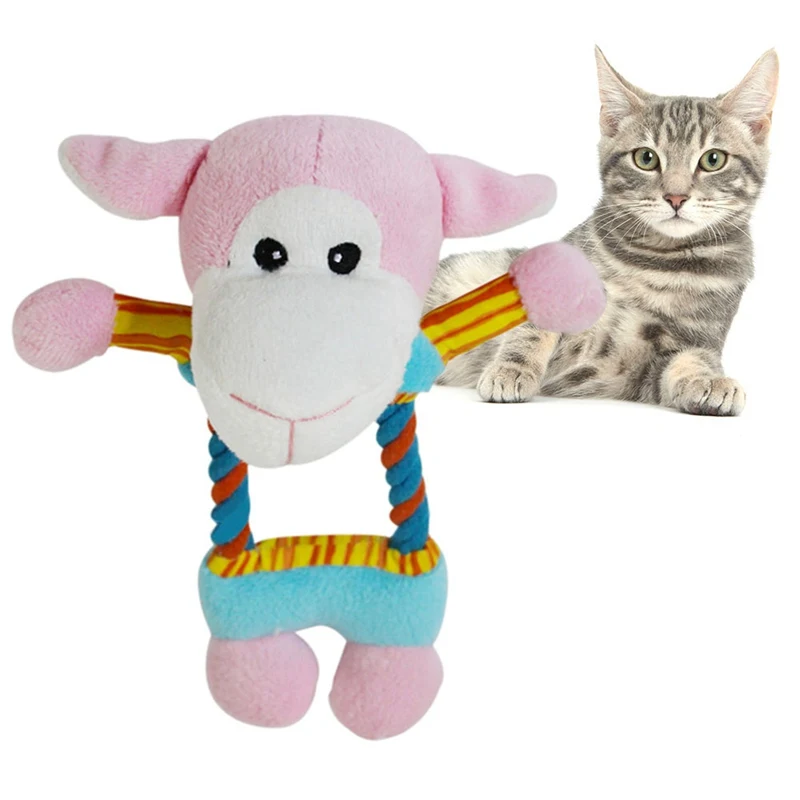 Игрушка пищалка для собак забавная плюшевая ажурная Интерактивная жевательная