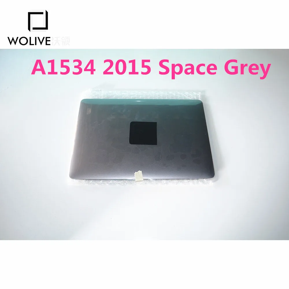 100% Новый оригинальный ЖК экран в сборе для Macbook pro Retina 12 ''A1534 2015 серебро