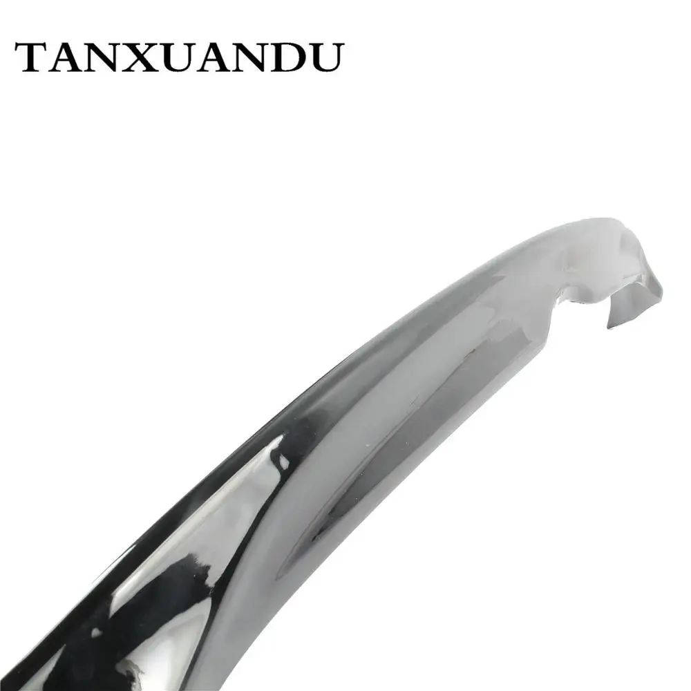 Окрашенный глянцевый черный ABS задний багажник спойлер крыло заводского типа