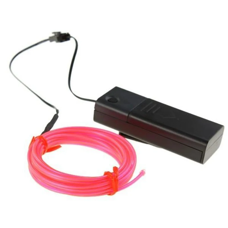 Неоновая светящаяся Электролюминесцентная проволока (El Wire) с контроллером