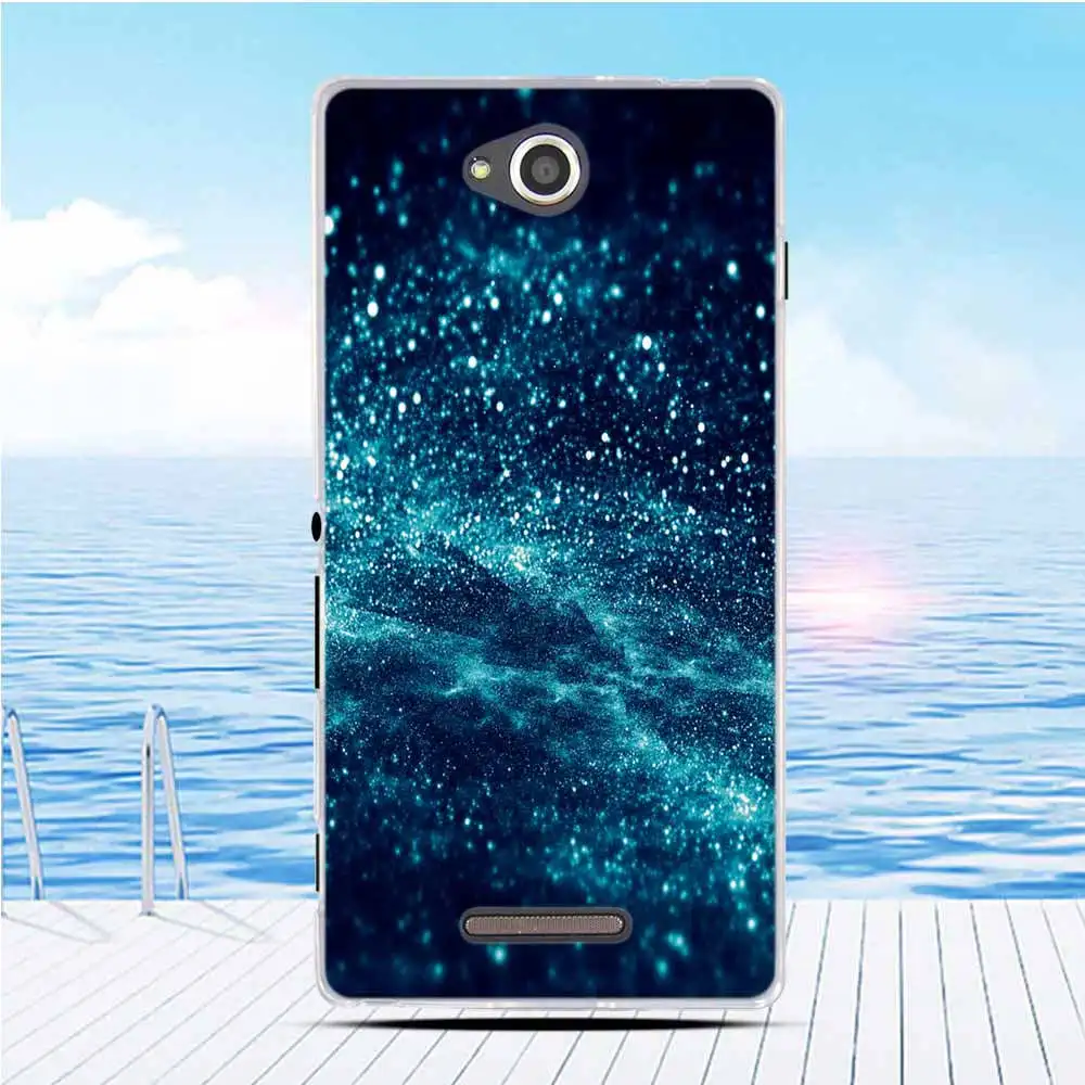 Soft Silicone Back Cover For Sony Xperia C CN3 C2304 C2305 S39 S39H Phone Case 2304 2305 |