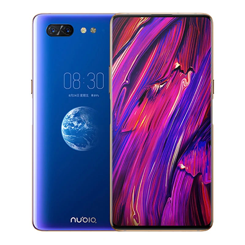 Nubia X мобильный телефон 6 26 дюймов ГБ/8 ГБ ОЗУ 64 Гб/128 Гб ПЗУ Восьмиядерный Snapdragon 845