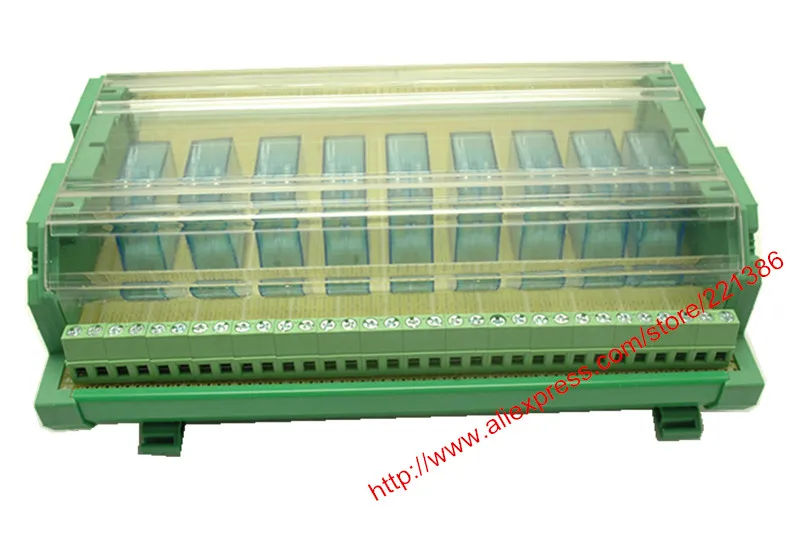UM122 профиль с крышкой 201 250 мм Корпус для печатной платы PCB din rail carrier плата панели