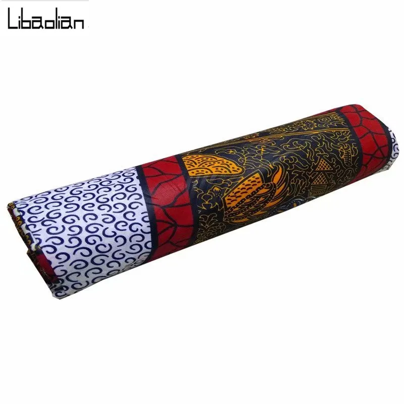Новое поступление африканская восковая печать Горячая aArican Kente ткани 6 ярдов восковая печать ткань полиэстер для вечерние S1024-5