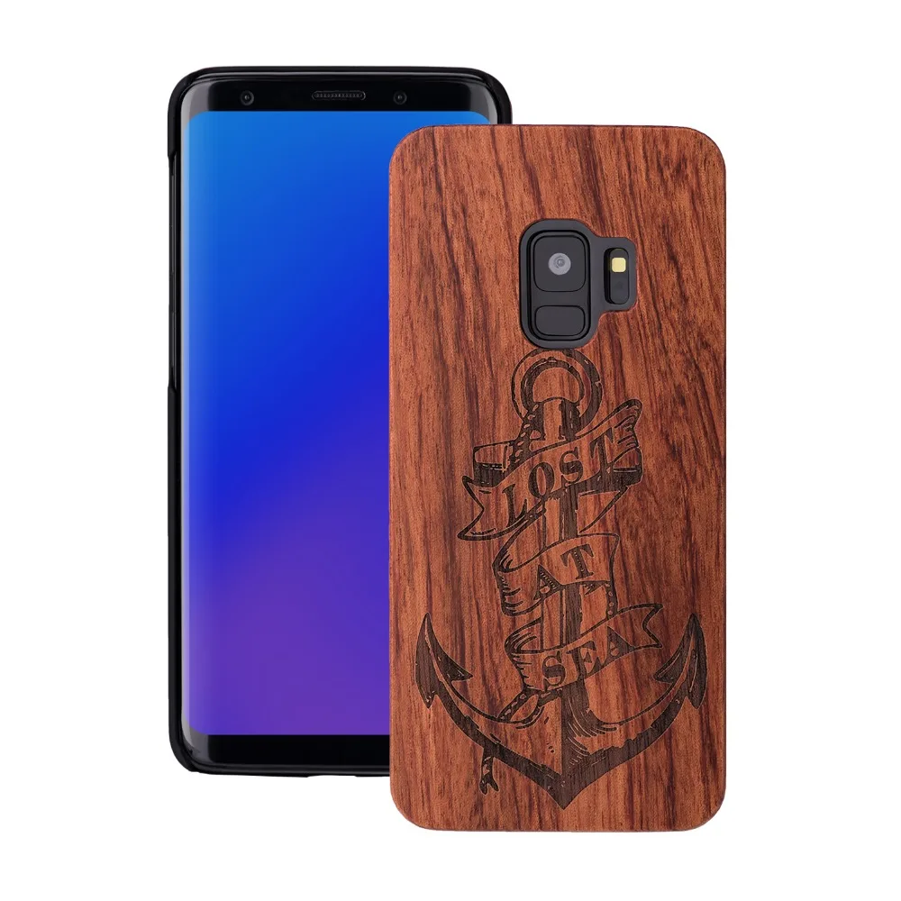 Чехол из натурального дерева+ PC для samsung Galaxy Note 10, 9, 8, S10e, S10, S9, S8 Plus, S7, S6 Edge, чехол для телефона, оболочка, кожаная сумка