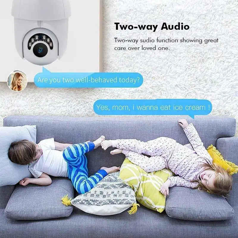 ZOOM HD 1080P wifi Беспроводная ip-камера для наружного наблюдения, PTZ скоростная купольная камера видеонаблюдения 60 м P65 с разъемом кабеля