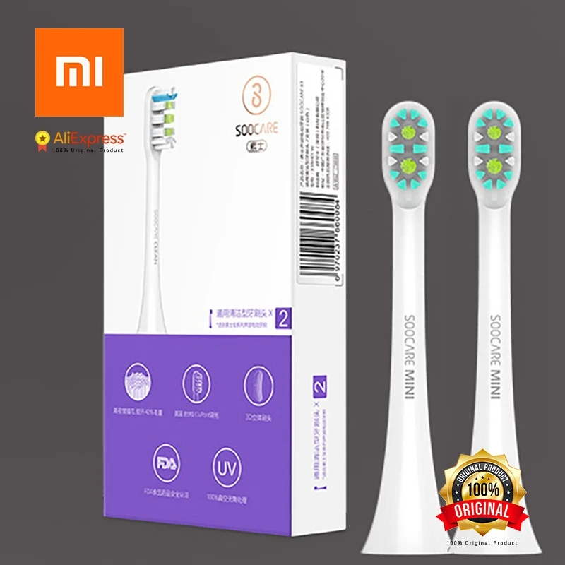 Xiao mi Soocare X3 Soocas головка и дорожная коробка mi Soocare X 3 продукта зубная щетка Новинка