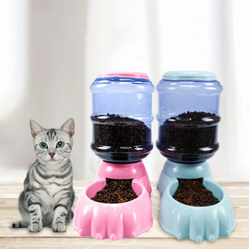 Автоматический дозатор корма для домашних животных собака кошка заводчик миска