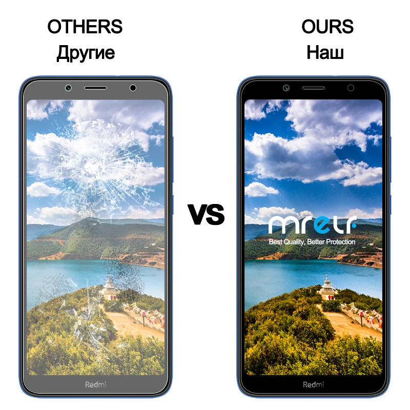 Закаленное стекло для Xiaomi Redmi 7 7A защита экрана 2.5D телефон защитное