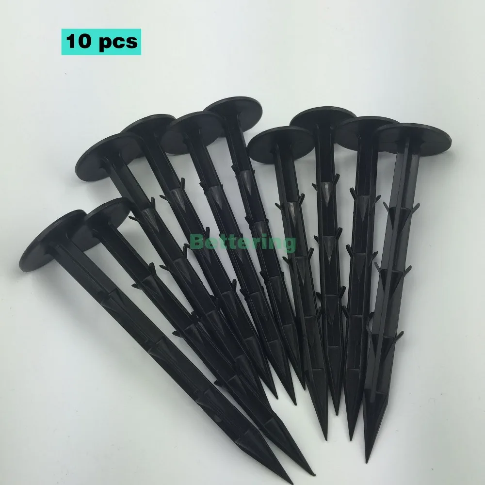 10 шт. черные пластиковые солнцезащитные сетки от насекомых мульчирующая пленка