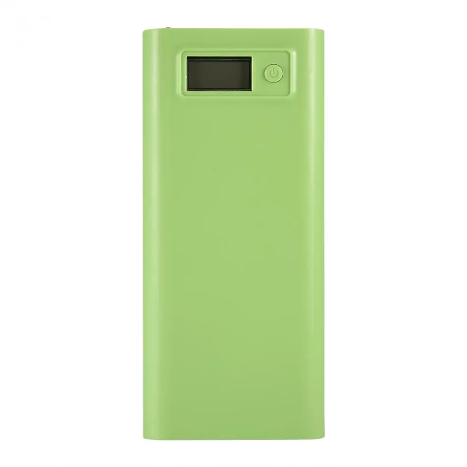 20000mAh двойной USB внешний аккумулятор чехол DIY Kit зарядное устройство чехол для аккумулятора с ЖК-дисплеем type-C и микро-usb входом