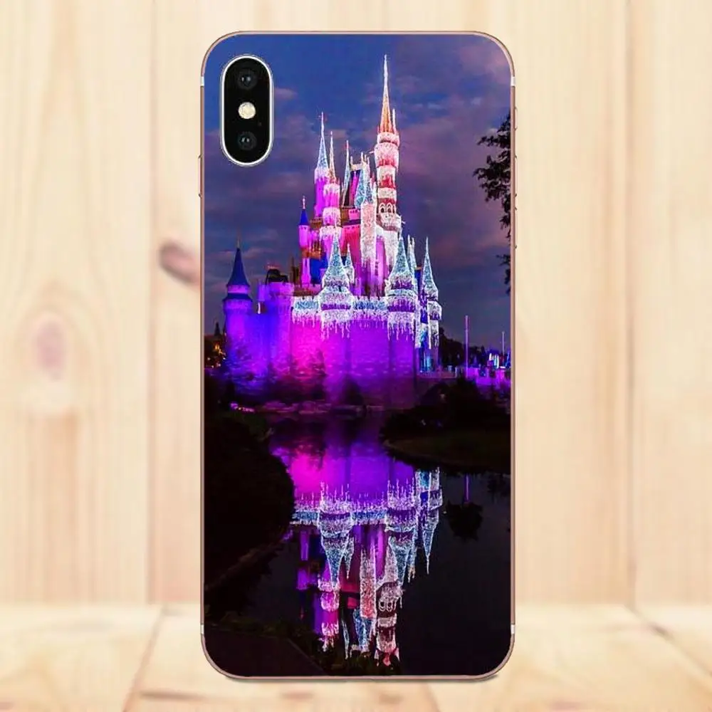 Maerknon для Apple iPhone 4 4S 5 5C 5S SE 6 6S 7 8 Plus X тонкий мир Золушки замок фейерверк | Мобильные