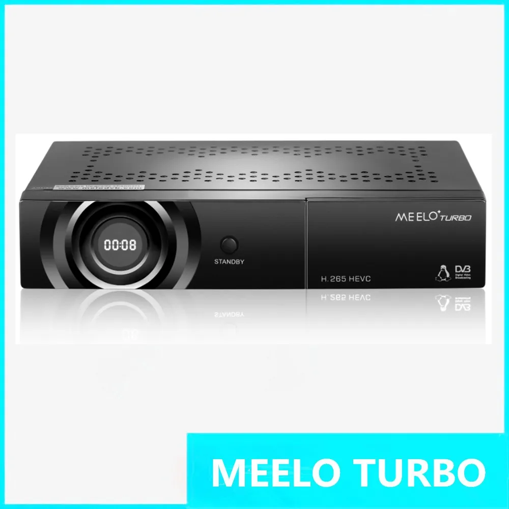 MEELO TURBO DVB-S2/C/T2 linux enigma2 OS IPTV-цифра спутниковый телевизионный ресивер 7-сегментный-4 знака после запятой Дисплей процессор 256 Мб флэш-память 512 Мб DDR