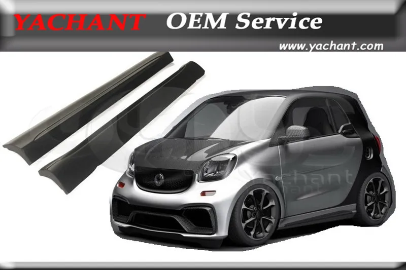 Боковые юбки из стекловолокна для стайлинга автомобиля ФАП боковые подходят 2015