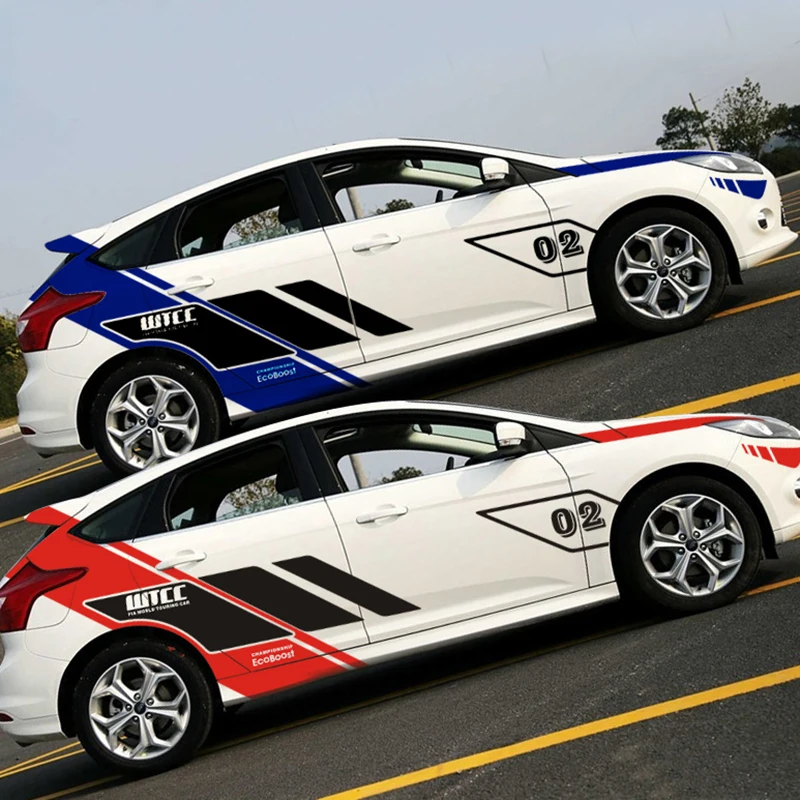 Классические WTCC дизайн автомобиля всего тела виниловые Стикеры для декора