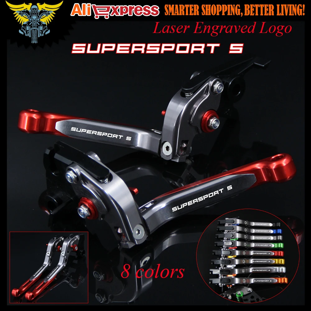 Новинка 2017 рычаги сцепления с логотипом красного и титанового цвета ЧПУ