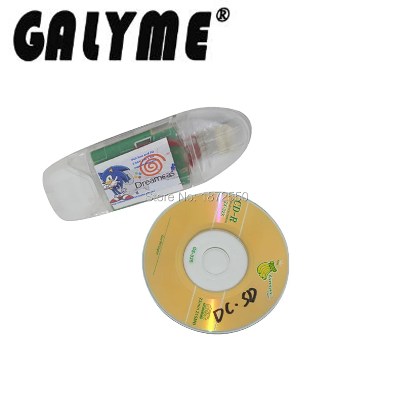 3 шт./лот Лидер продаж для Sega Dreamcast DC Game SD Card адаптер конвертер ридер с индикатором