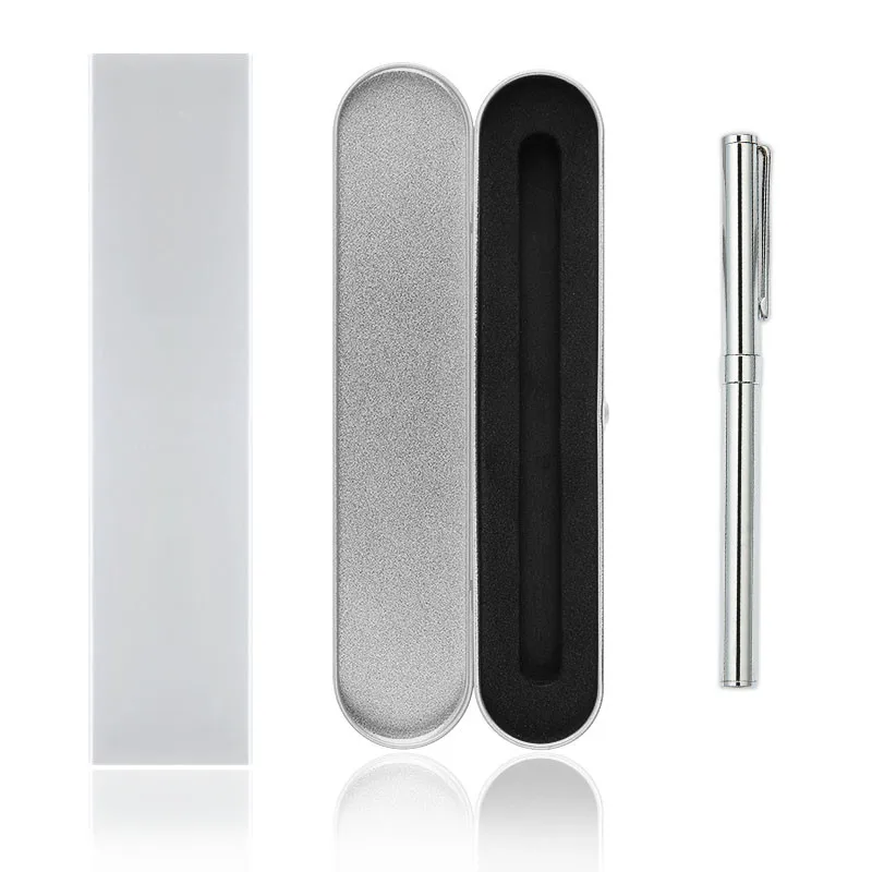 03 Pen Box 1 шт металлический подарок многоцветные гелевые ручки 0,5 мм бизнес офисная Ручка канцелярия для учеников ежедневное письмо подарок на день рождения Сувенир гелевая ручка - Цвет: 03 Pen Box