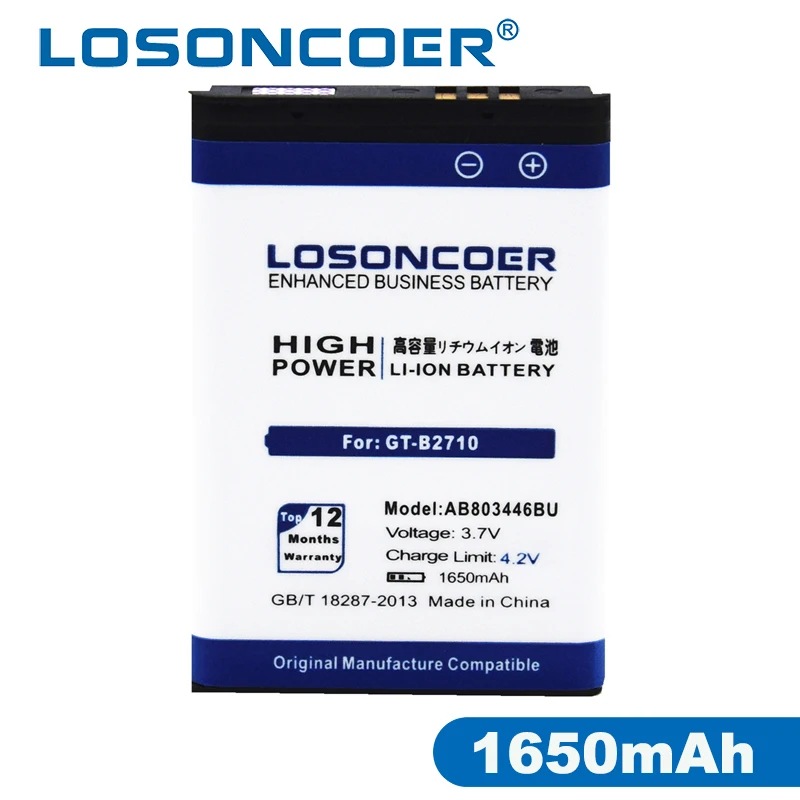 Аккумулятор LOSONCOER AB803446BU 1650 мАч мобильный телефон для Samsung аккумулятор Xcover |