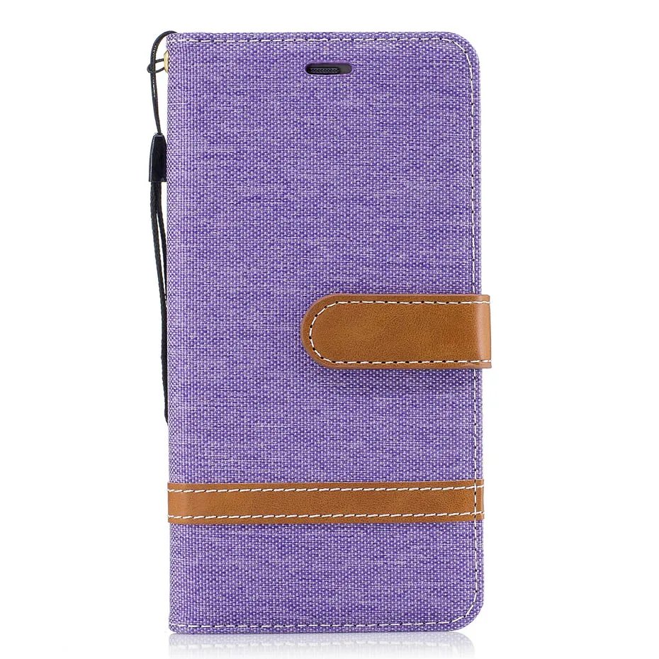 Кожаный флип чехол Desyner Denim смешанных цветов для huawei P10 / Plus Lite кожаный с подставкой