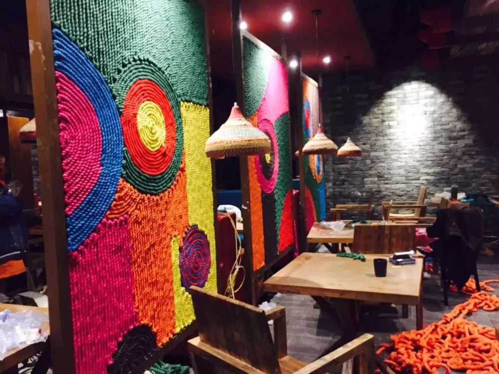 Нить 12 м/м3 цветная плетеная хлопковая веревка лента магазин ручной работы Dec DIY