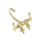 Миниатюрные аксессуары для кукольного домика 112, мини-смеситель для ванны, имитация водопроводного крана, игрушки для украшения кукольного дома