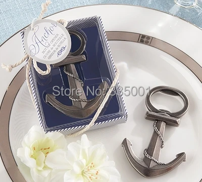 Свадебные подарки медный якорь в форме ранца открывалка подарочной коробке