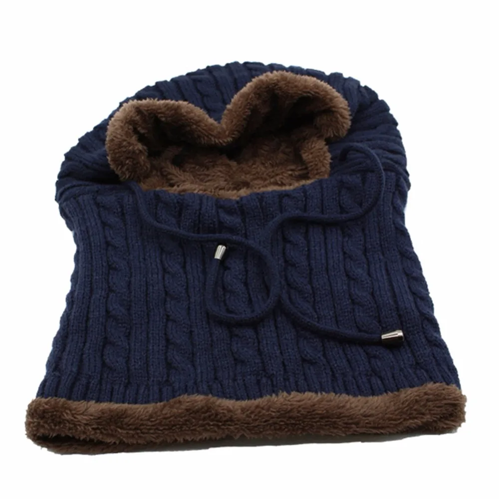SYi Qarce зимние супер теплые вязанные шапочки Skullies Beanie Gorras Bonnet маска шапка для мужчин и женщин Спорт На Открытом Воздухе Шапка NM084-88