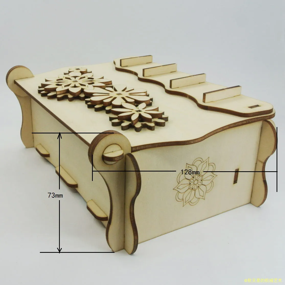 Творческий DIY 3D Сборка деревянная головоломка игрушка инновационный замок