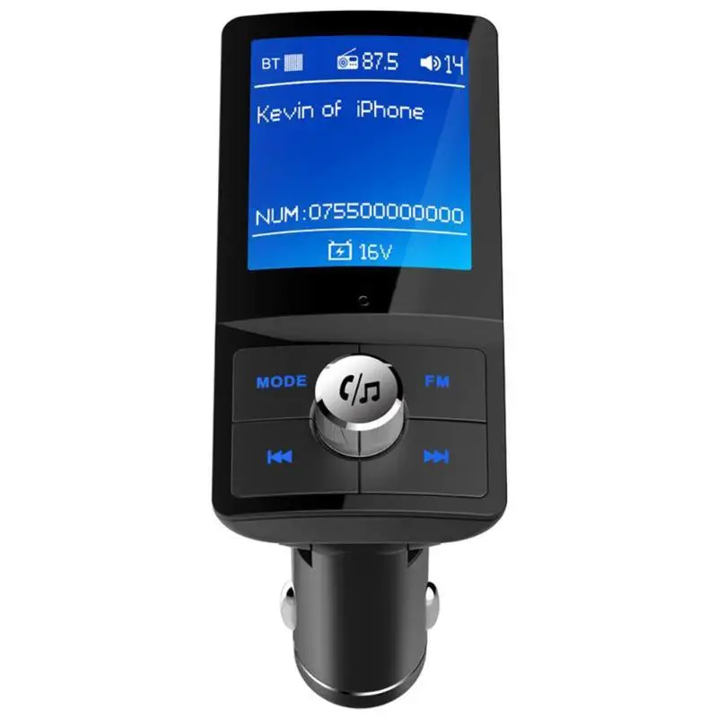 

Автомобильный беспроводной FM-трансмиттер VODOOL BC45, 2 USB-порта