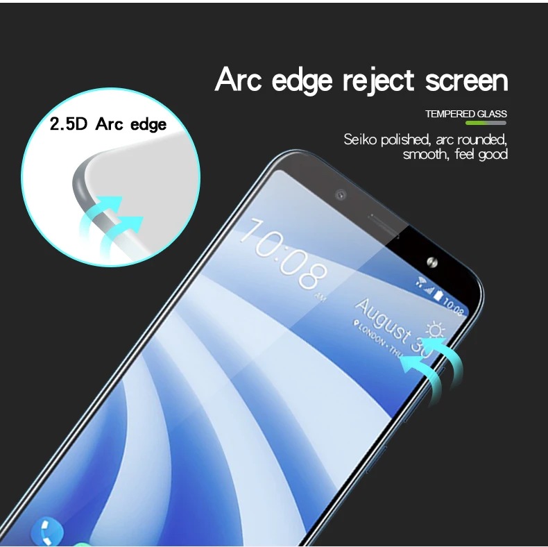 MOFi для HTC U12 Life Glass закаленное 2.5D полное покрытие защитная стеклянная пленка