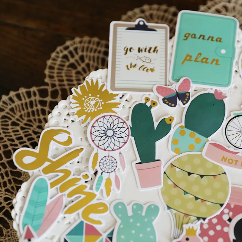 ZFPARTY 33 шт. Love Cardstock высечки бумажные наклейки для скрапбукинга Happy Planner создание