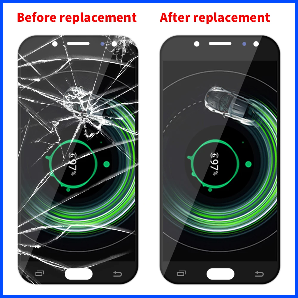 J530 ЖК-дисплей Регулируемый для Samsung Galaxy J5 J530 J530F J530FM ЖК-дисплей модуль+ сенсорный экран дигитайзер Датчик в сборе