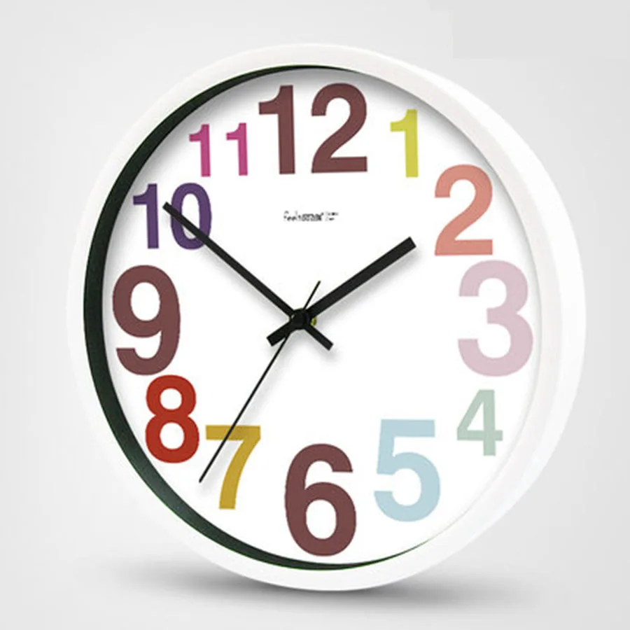 

Modern Design Wall Clock Digital Colourful Large Clock Electronic Glass Plastic Wanduhr Big Wall Watches Home Decor 50ZB0164