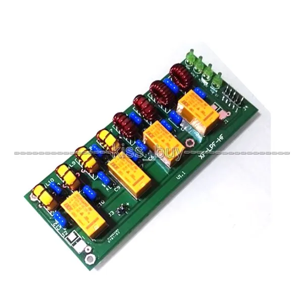 Assembled dc 12v 100W 3.5Mhz-30Mhz HF power amplifier low pass filter