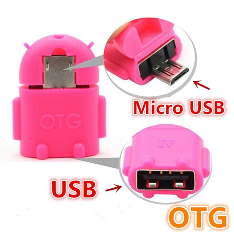 Android Робот OTG адаптер USB к Micro конвертер Мини кабель для планшетных ПК Samsung Xiaomi|usb to