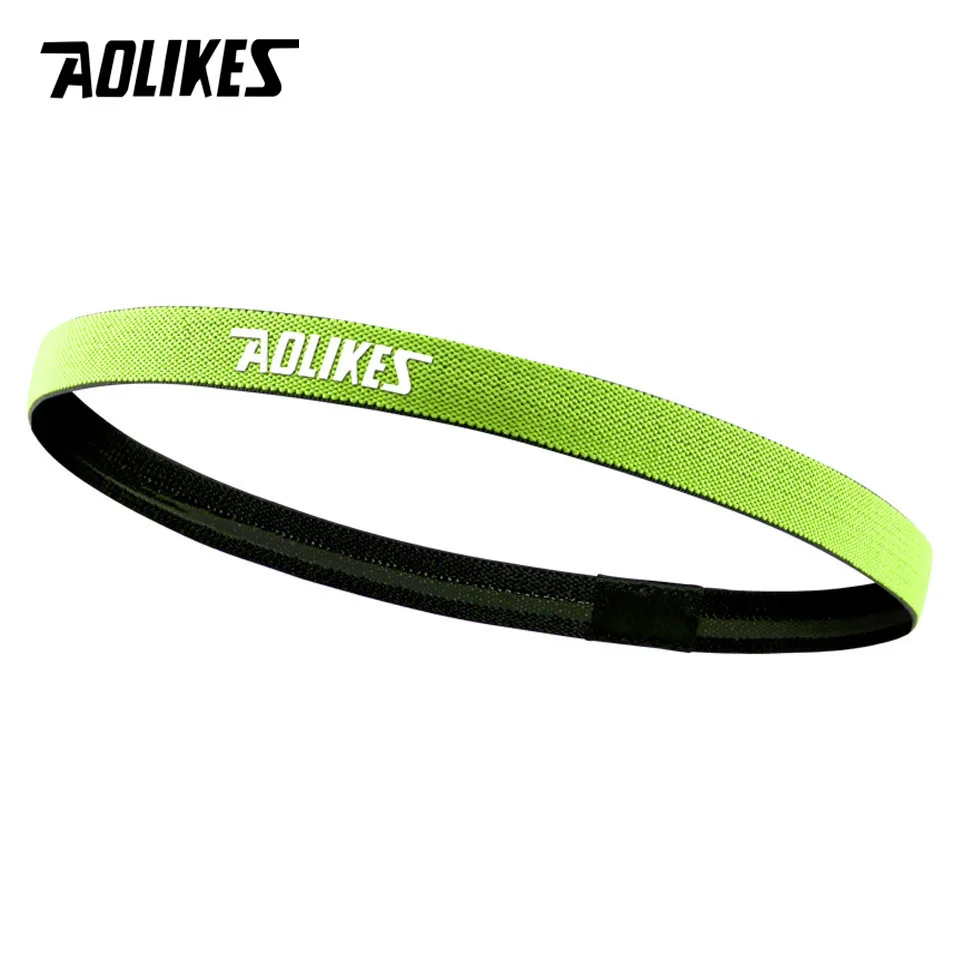 03 AOLIKES 1 шт. нейлоновая Эластичная головная повязка Нескользящая для мужчин и женщин для йоги повязки для волос бегущие потовые повязки повязка на голову для фитнеса - Цвет: 03