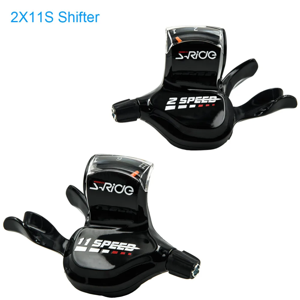 SL-M500 MTB велосипед 2X11 Скорость переключения передач соединены DIP две смены горный