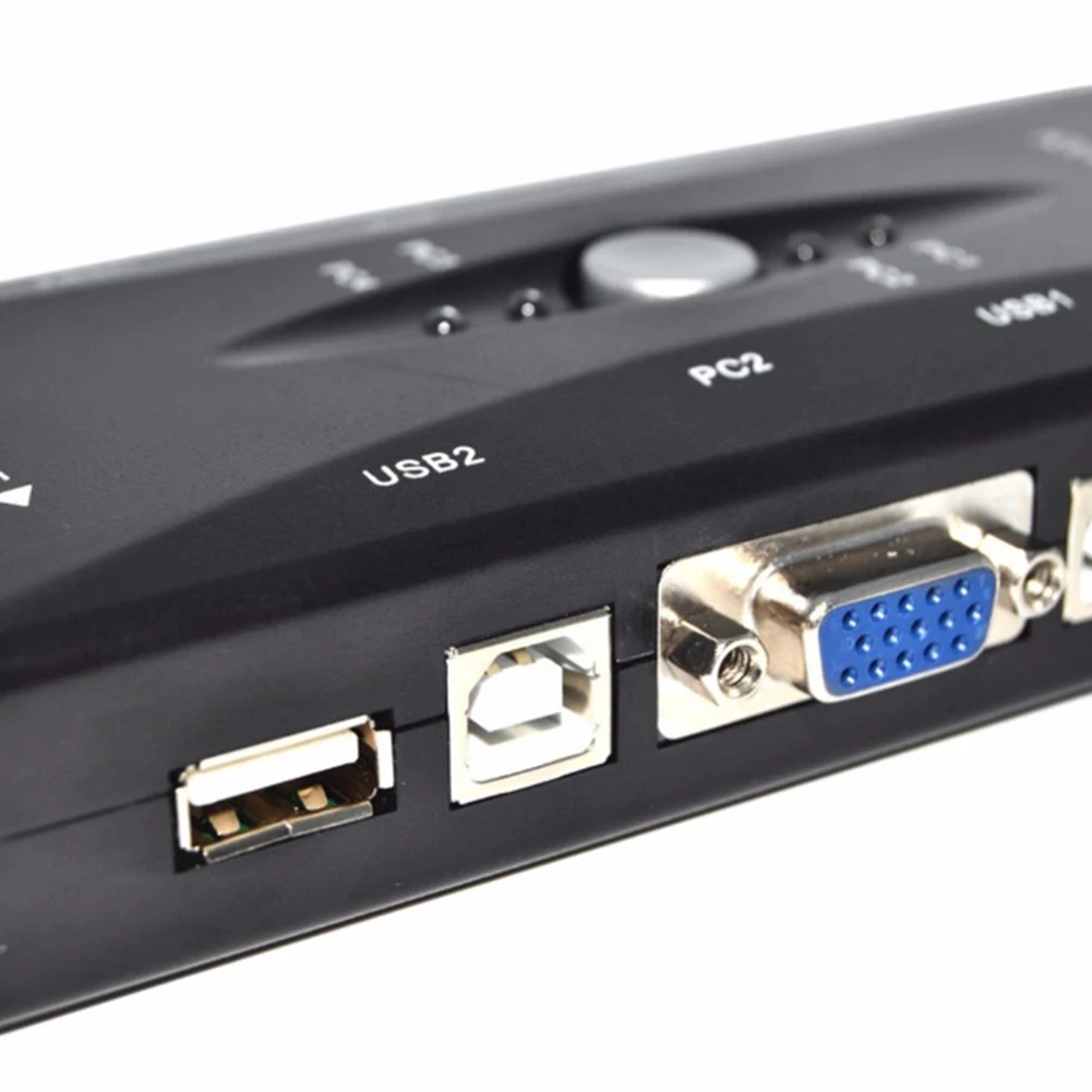 4 портовый адаптер Kvm компьютерное подключение VGA сплиттер видео кабель