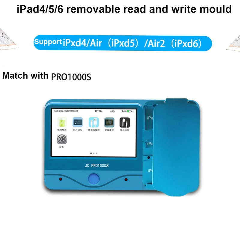 Неудаляемый NAND программатор JC PRO1000S инструмент для чтения и записи iPad 2 3 4 5 6 Air 1 iCloud