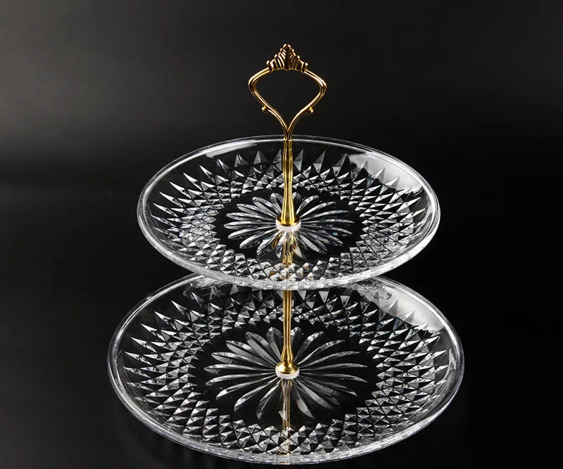 Фруктовые блюда прозрачная акриловая Фруктовая тарелка PC пластиковая