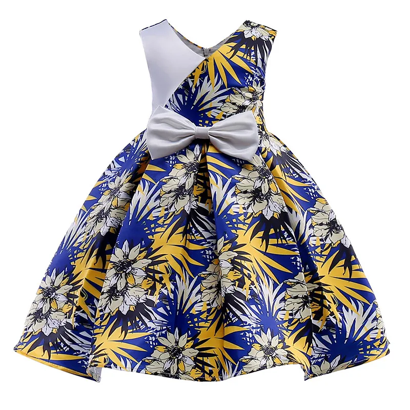 Платье для девочек в европейском стиле коллекция 2019 года vestido de festa летняя одежда