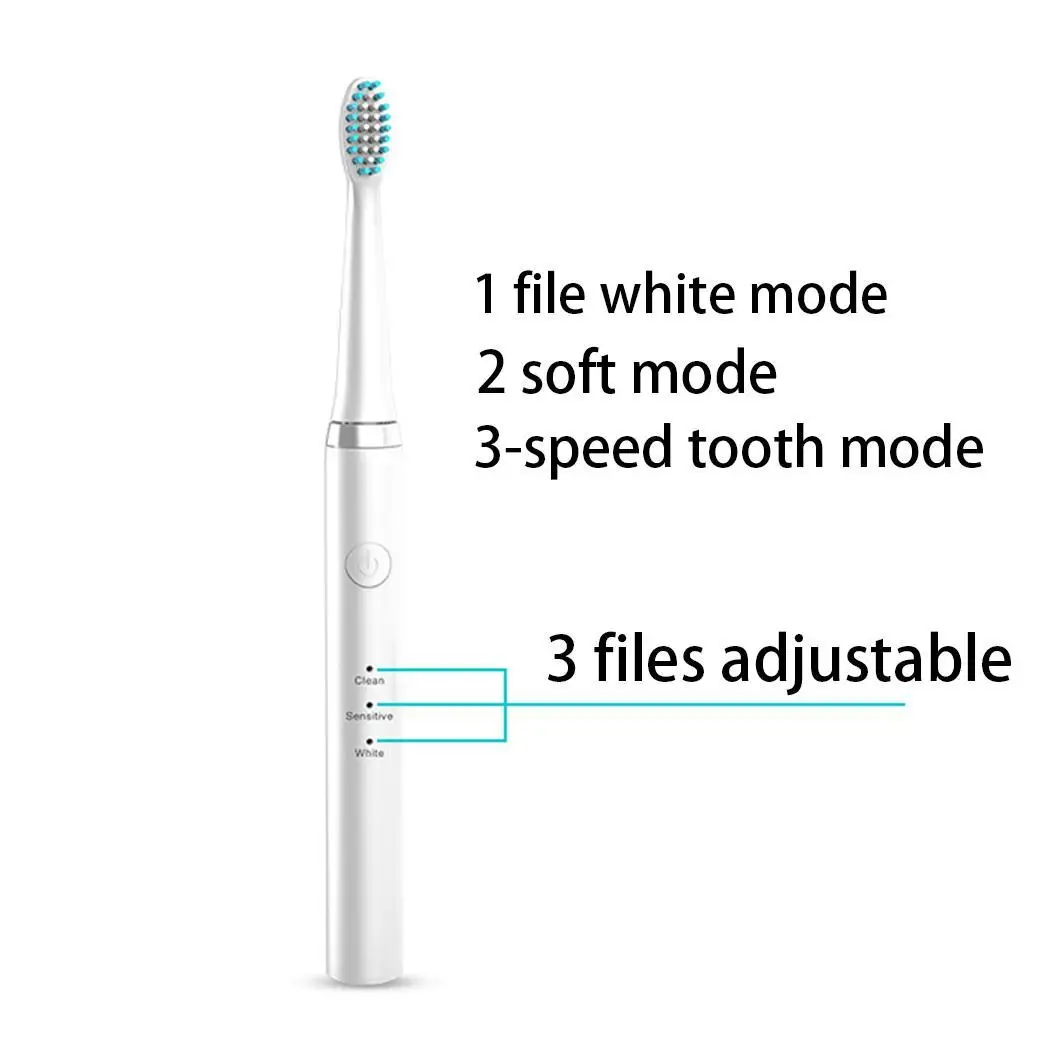 Электрическая зубная щетка Водонепроницаемая батарея тип электрическая 2 минуты