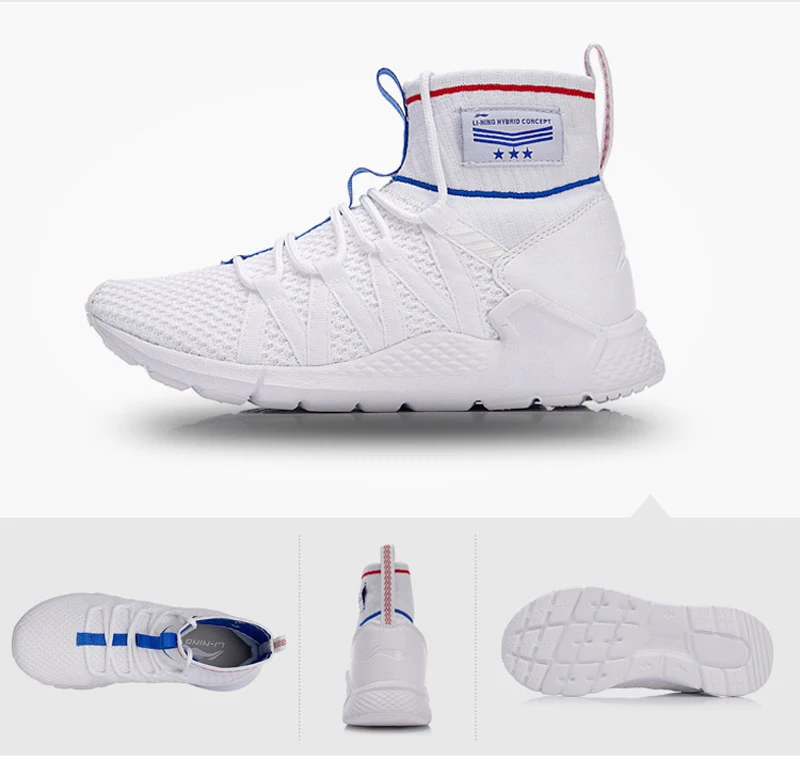 Li-Ning/Женская обувь для образа жизни; удобные кроссовки для фитнеса с дышащей подкладкой; спортивная обувь; AGLN014 YXB145