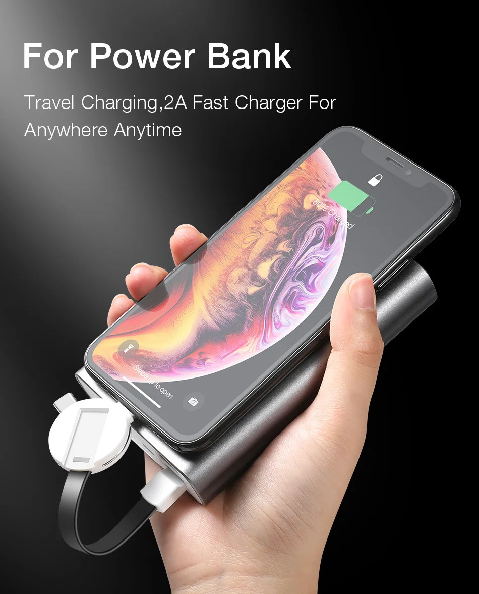 Кабель usb 3 в 1 Micro type-C Магнитный usb-кабель для iphone samsung Xiaomi 2A Быстрая зарядка 63 мм брелок для power bank дорожная зарядка магнитная зарядка micro usb