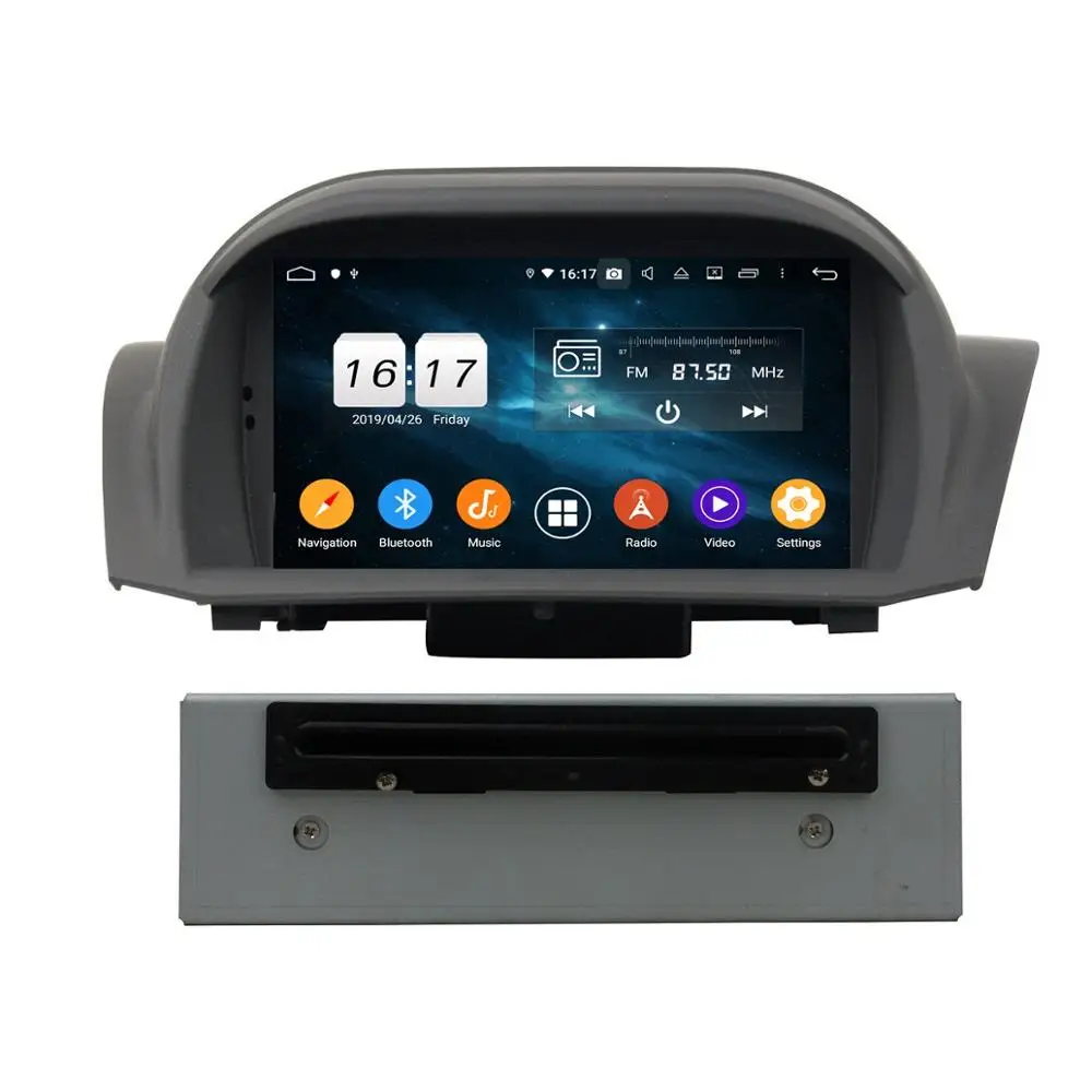 DSP CarPlay PX6 6 ядерный 1 din 7 &quotAndroid 10 Автомобиль Радио DVD плеер для форд фиеста 2011 2016