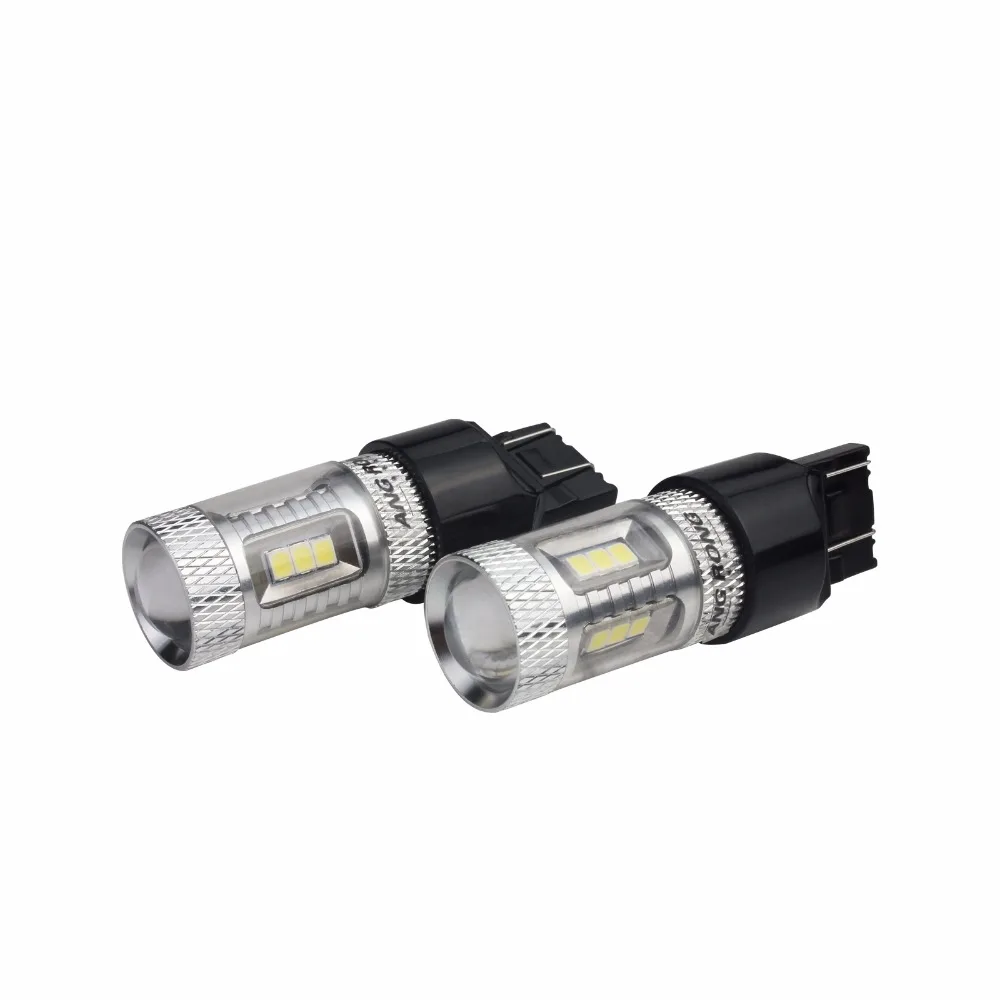 ANGRONG 2 шт 7440 7443 W21/5 W 15W 15 SMD Sidelight обратный сигнал стоп светодиодный свет (CA222x2)|stop led|led