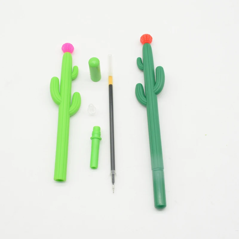 36 шт./компл. гелевая ручка Кактус caneta материал для творчества escolar Kawai lapices canetas boligrafo kalem стационарная школьная Ручка