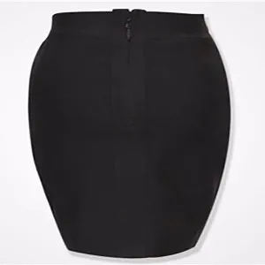 Высокая талия район Новая мода Красный Sexy Ladies Карандаш Мини повязку облегающая юбка