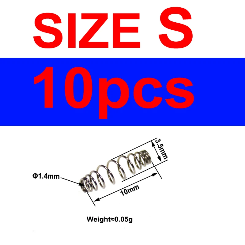 10pcs Size S JIGEECARP для ловли карпа, пружинная кормушка "клетка" для волос, комбинированная установка, плавающая кормушка, аксессуар для ловли карпа, s m l, рыболовные снасти для ловли карпа - Цвет: 10pcs Size S